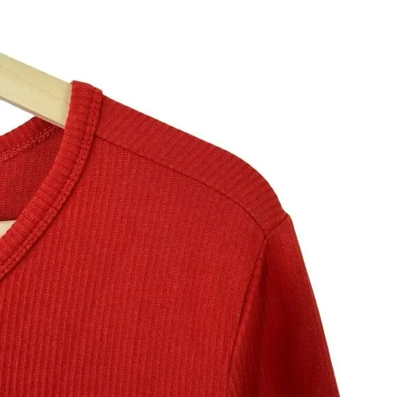 Toad & Co Small Ponderosa Long Sleeve Dress Organic Cotton Winterberry Womens - Picture 9 of 16